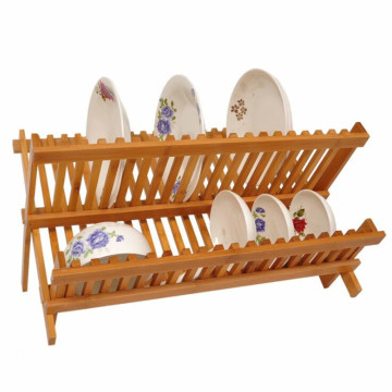 2 tier Compact Kitchen Accessories Collapsible Rack